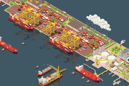 Risk awareness campaign for ports & transportation